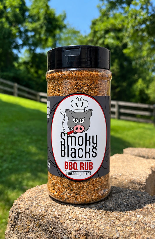 Smoky Blacks BBQ Rub Seasoning Blend (10 oz. Net Wt, 16 oz. by volume)